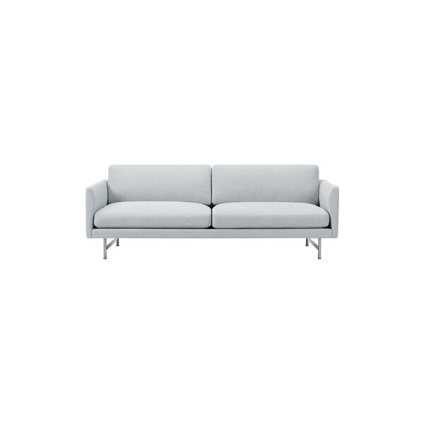 5652 Calmo 2-seater Sofa, Ecriture 0710/black steel, Fredericia Furniture
