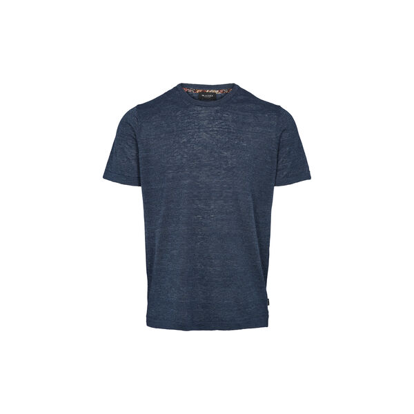 Linen - T-Shirt, royal blue, SAND Copenhagen