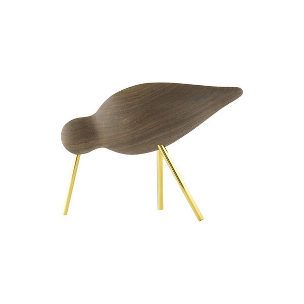 Shorebird medium, walnut/brass, Normann Copenhagen