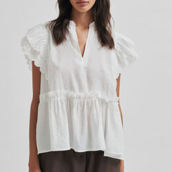 Terra Frill Top, white alyssum Terra Frill Top, white alyssum, Second Female