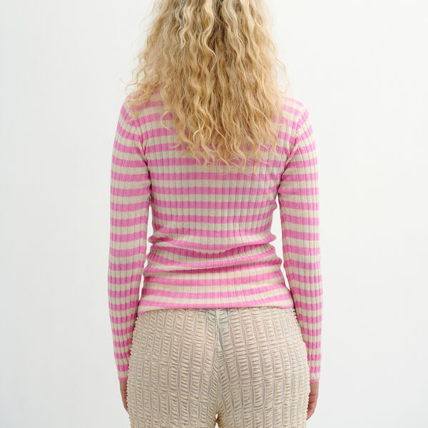 ArlieRS Knit Blouse, multi pink ArlieRS Knit Blouse, multi pink, Résumé