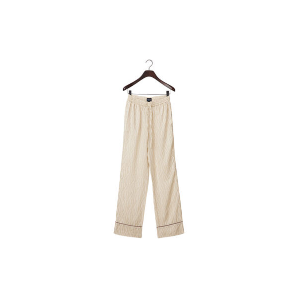 Printed Lyocell pyjamasett, lys beige/offwhite Printed Lyocell pyjamasett, lys beige/offwhite, Lexington