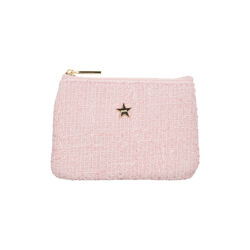 Tweed Mini Pouch, cotton candy, DARK department