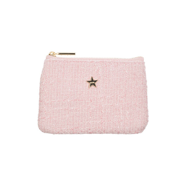 Tweed Mini Pouch, cotton candy, DARK department