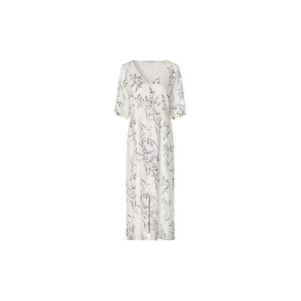 Eline Fitted Dress, white alyssum, Second Female