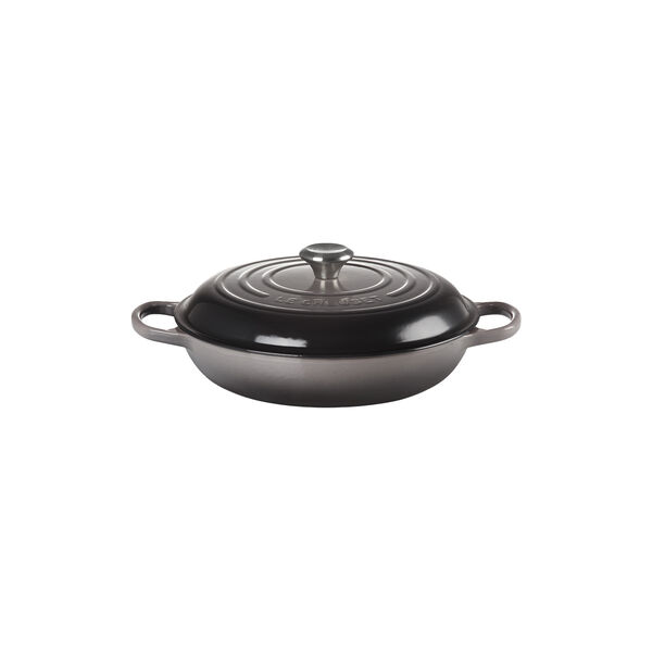 Signature st&oslash;pejern buffetgryte 30 cm, flint, Le Creuset