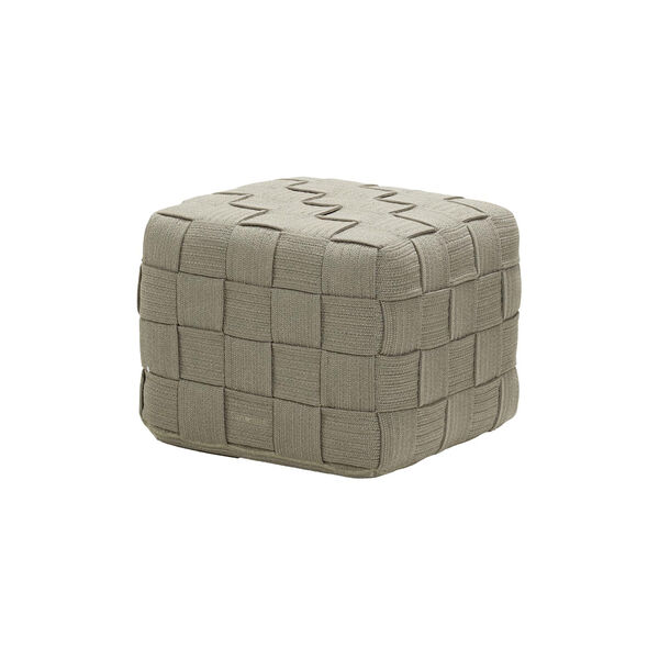 Cube fotskammel, taupe, Cane-line