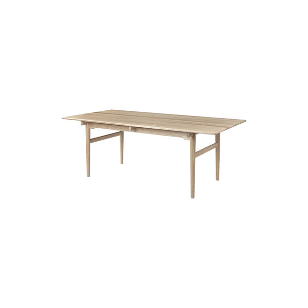 CH327 Dining Table, soap treated oak, Carl Hansen & S&oslash;n