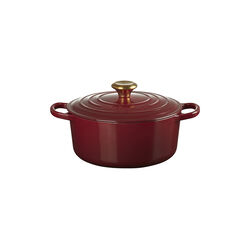 Signature rund gryte Ø 24 cm, garnet, Le Creuset