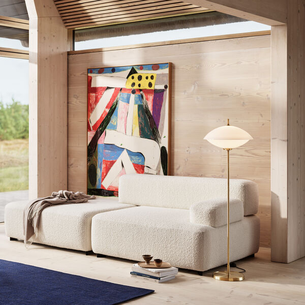 Alphabet™ PL210-1 Sofa, beige 1121, Fritz Hansen