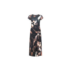 JOSEPHINE MAXINE JERSEY RUCHED MIDI DRESS, brown multi, French Connection