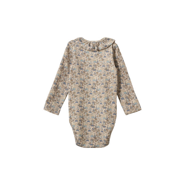 DicteKB Bodystocking, blue aop, Sofie Schnoor