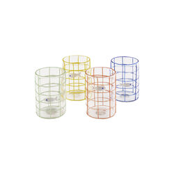Amalfi glass 4 stk., multi, Jonathan Adler