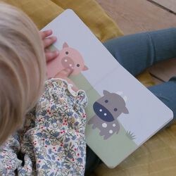 Bok med dyr, multi colour, Franck & Fischer