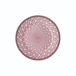 Signum Tallerken &Oslash; 18 cm, rose, Rosenthal x Swarovski