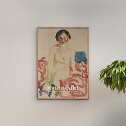 Kvinneakt, Poster & Frame