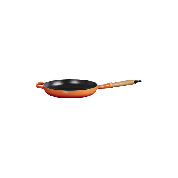 Signature st&oslash;pejern stekepanne med treh&aring;ndtak &Oslash; 28 cm, volcanic, Le Creuset