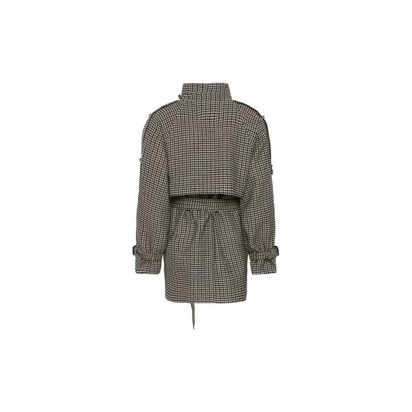 GZavic midi HT jacket, brown/green houndstooth, Gestuz