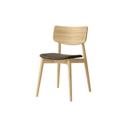 Chiara spisebordsstol, Davos 2179 Umbra/hvitoljet eik, Bruunmunch Furniture