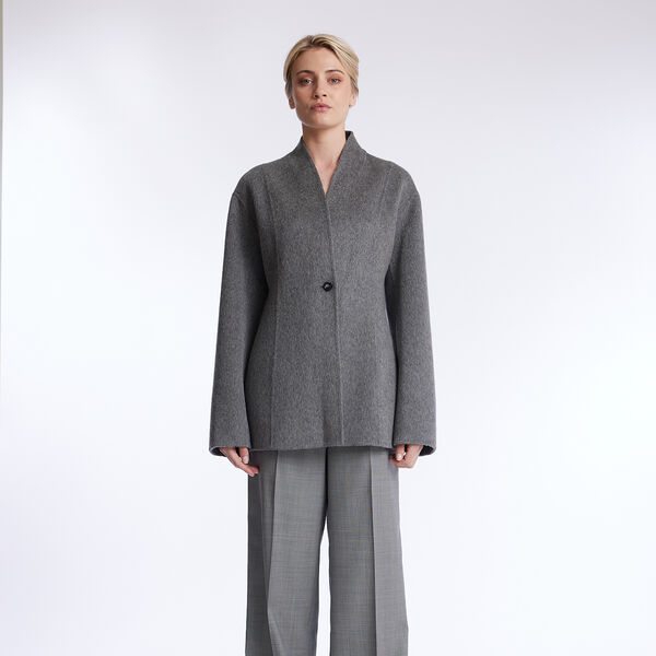 Eli Wool Jacket, grey melange, ONE and OTHER