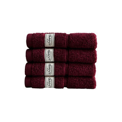 Premium h&aring;ndkle 4-pk 30x30 cm, darkened wine, Gant