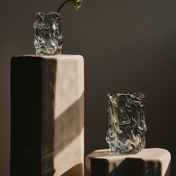 Virelle Vase, clear, Ferm Living