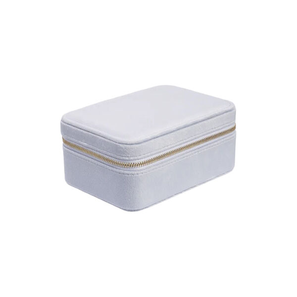 Velvet Jewellery Box, cool blue, DARK department
