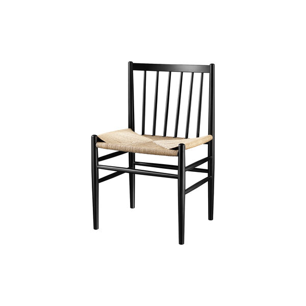 J80 stol, sort/natur, FDB Møbler