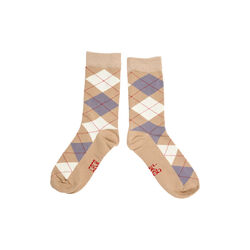 ARGYLE Str&oslash;mper, sand, Bella Ballou