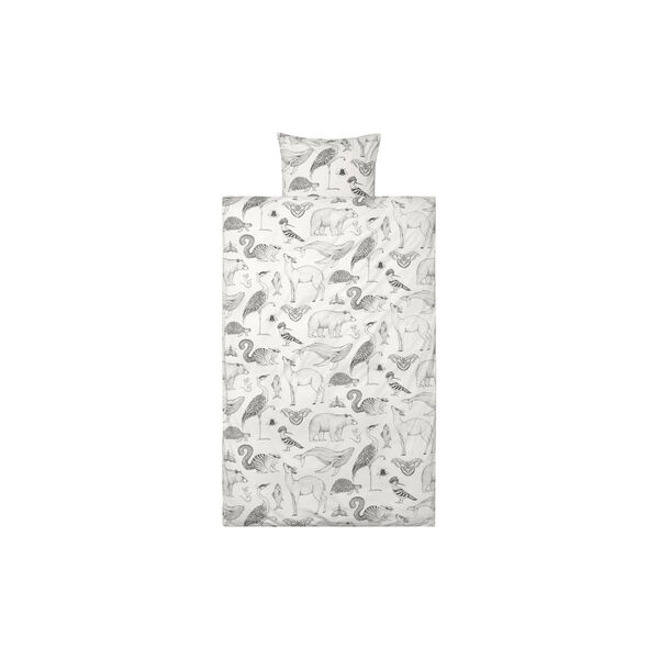 Katie Scott sengetøy, graphic, Ferm Living Kids