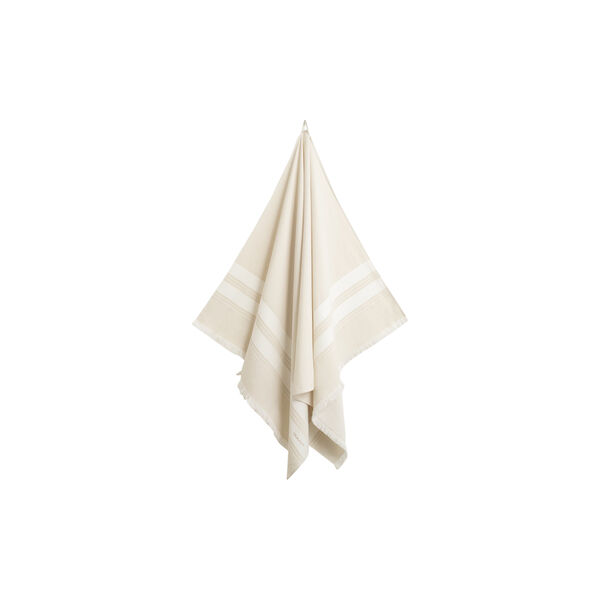 Stripe Hammam strandh&aring;ndkle, faded beige, Gant
