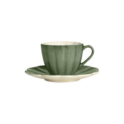 Oyster kopp & undersk&aring;l  25cl, forest green, Mateus