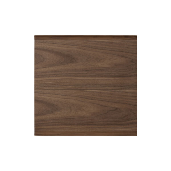 Alima NDS1 trolley, matt black/lacquered walnut, &Tradition