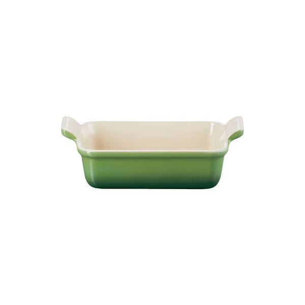 Heritage rektangulært fat 19 cm, bamboo green, Le Creuset