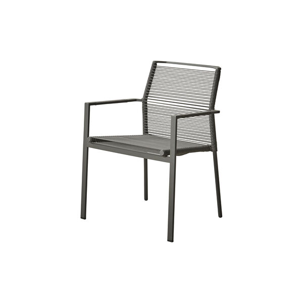 Edge stol, anthracite, Cane-line