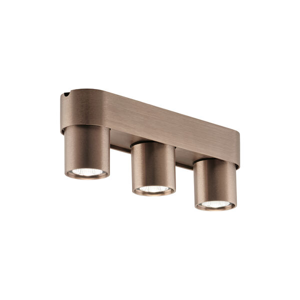 AURA C3 taklampe, rose gold, LIGHT-POINT