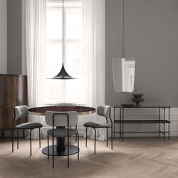 F.A. 33 Wall Mirror, polished brass, GUBI