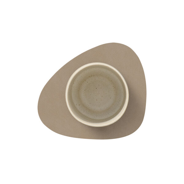 Nupo glassbrikke Curve, clay brown, LIND DNA
