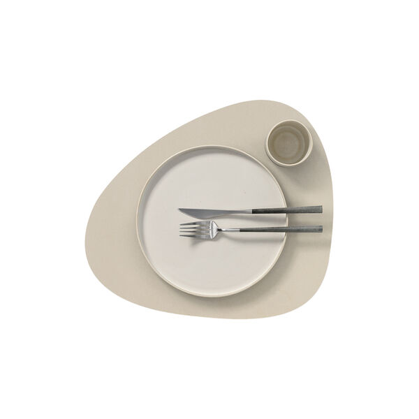 Serene dekkebrikke  Curve L, cream, LIND DNA