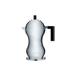 Pulcina espressokanne, sort, Alessi