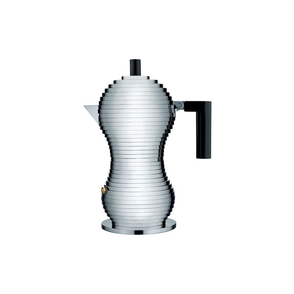 Pulcina espressokanne, sort, Alessi