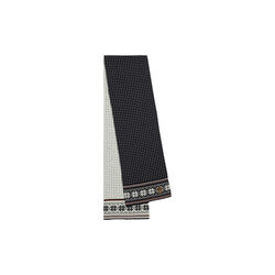 Garmisch skjerf, navy red offwhite, Dale of Norway