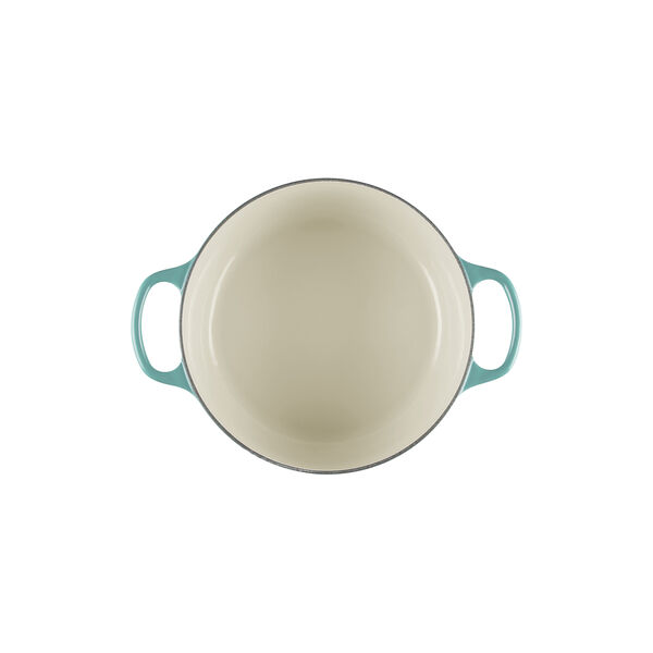 Signature rund gryte &Oslash; 24 cm, bleu riviera, Le Creuset
