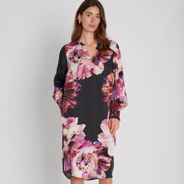 NewMarna dress, dark brown, PBO