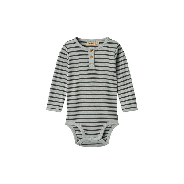 Body L/S Benny, 1396 soft blue stripe, Wheat