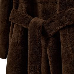 MARGITSW WOOL FUR COAT, dark brown, Sofie Schnoor