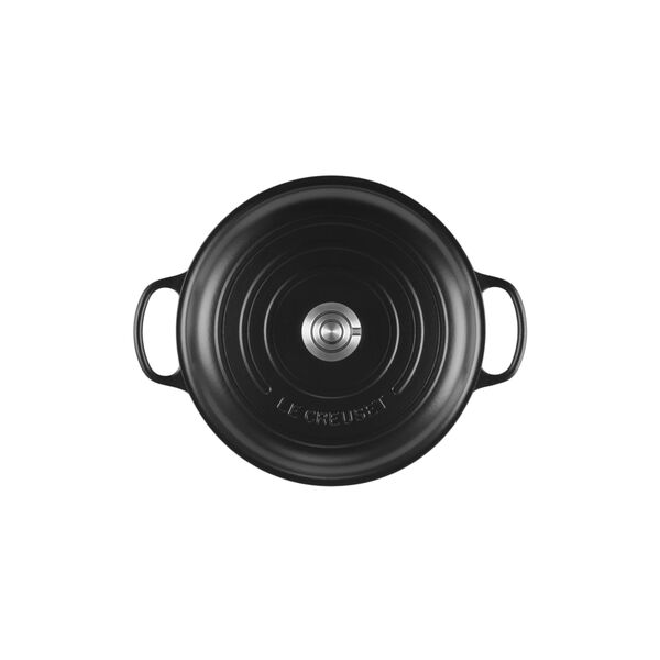 Signature st&oslash;pejern buffetgryte | 30 cm | Matte Black, Le Creuset