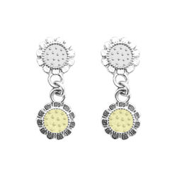 Bloom Mini Øredobber duo, solgul Bloom Mini Øredobber duo, solgul, Th. Marthinsen