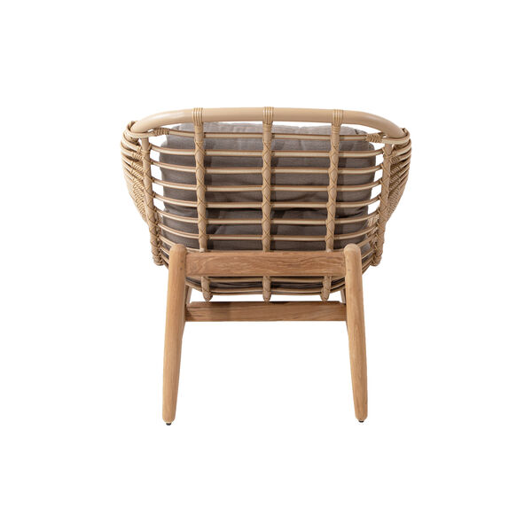 String loungestol, natural/teak String loungestol, natural/teak, Cane-line