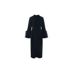 Sakura stretch dress with flounces, black Sakura stretch dress with flounces, black, BITTE KAI RAND